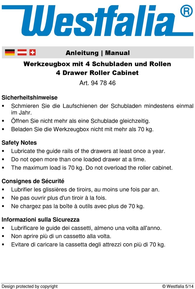 Westfalia 947846 manual