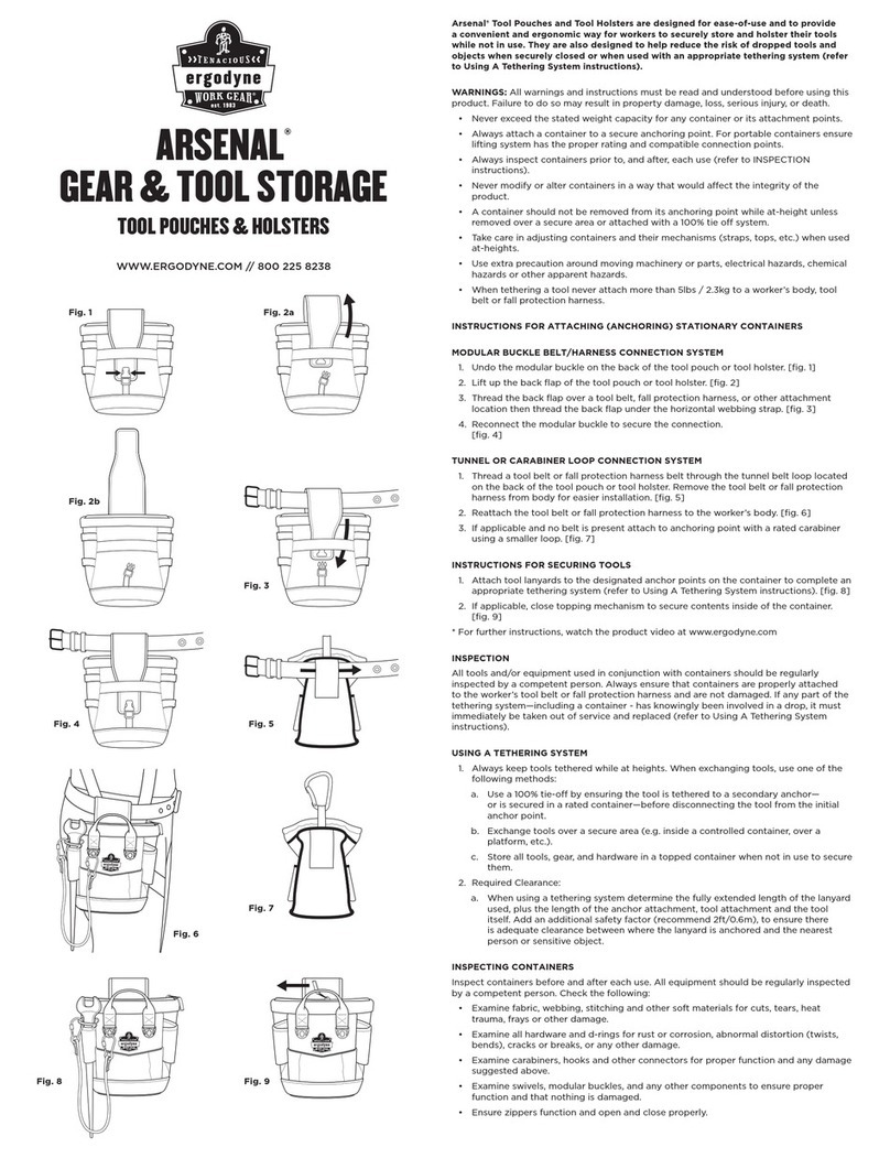 ERGODYNE Arsenal 5561 quick start guide