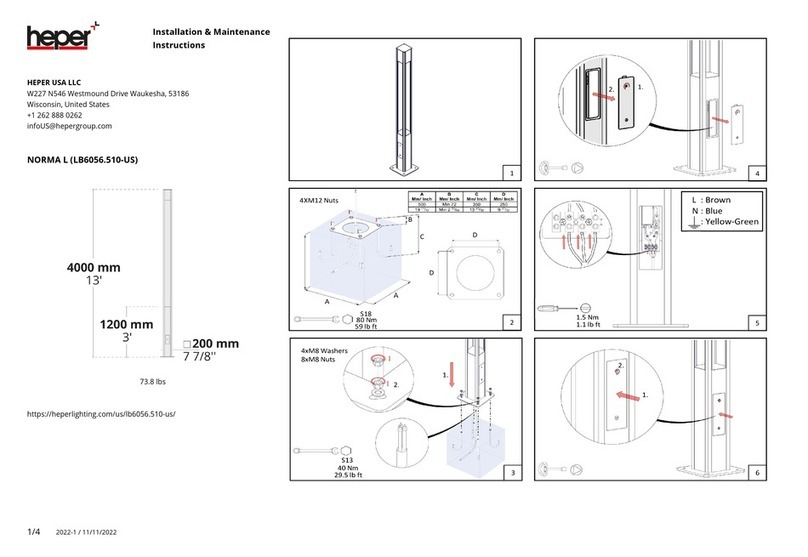 HEPER NORMA L Installation and operating instructions HEPER NORMA L Installation and operating instructions