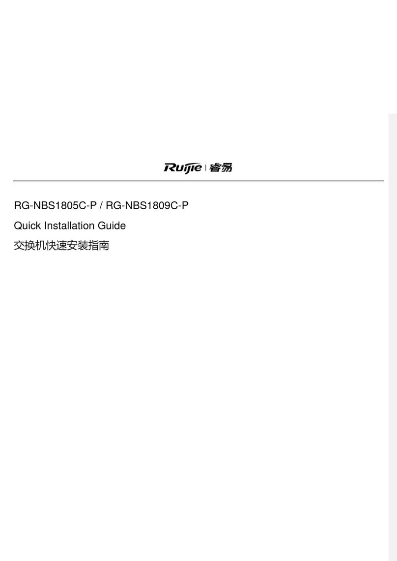 Ruijie RG-NBS1805C-P User manual Ruijie RG-NBS1805C-P User manual