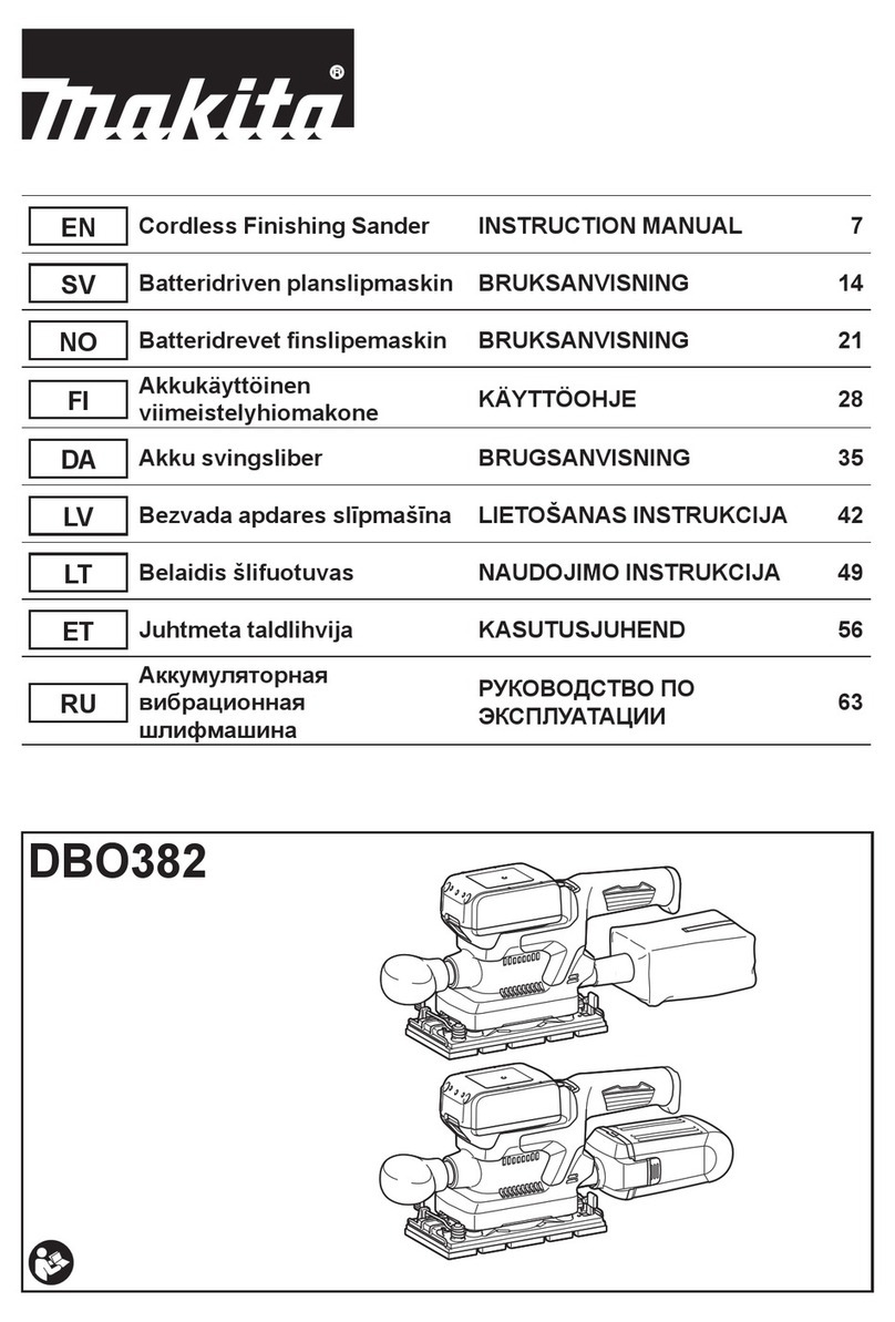Makita DBO382 User manual