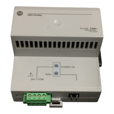 Rockwell Automation Allen-Bradley SynchLink 1751-SLBA User manual Rockwell Automation Allen-Bradley SynchLink 1751-SLBA User manual
