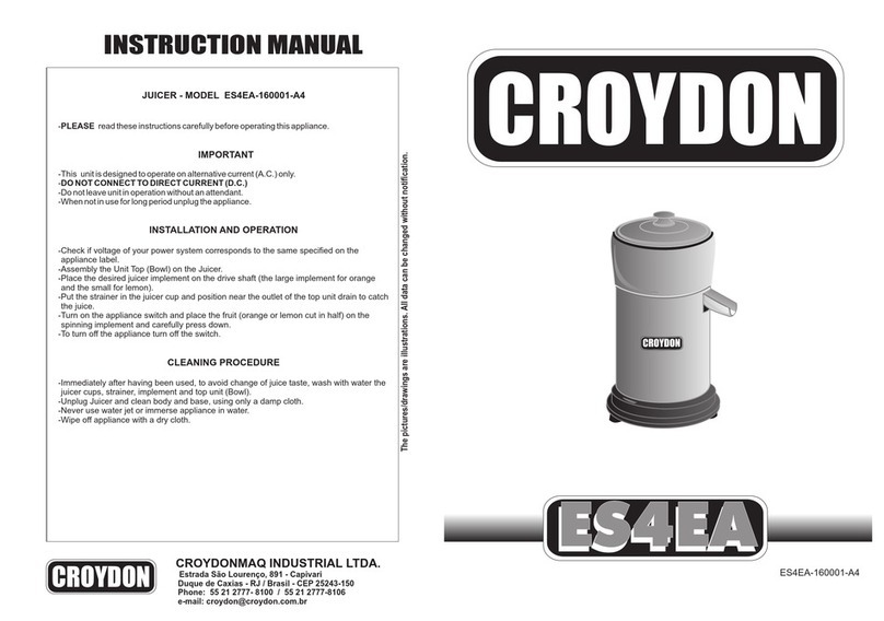 croydon ES4EA User manual