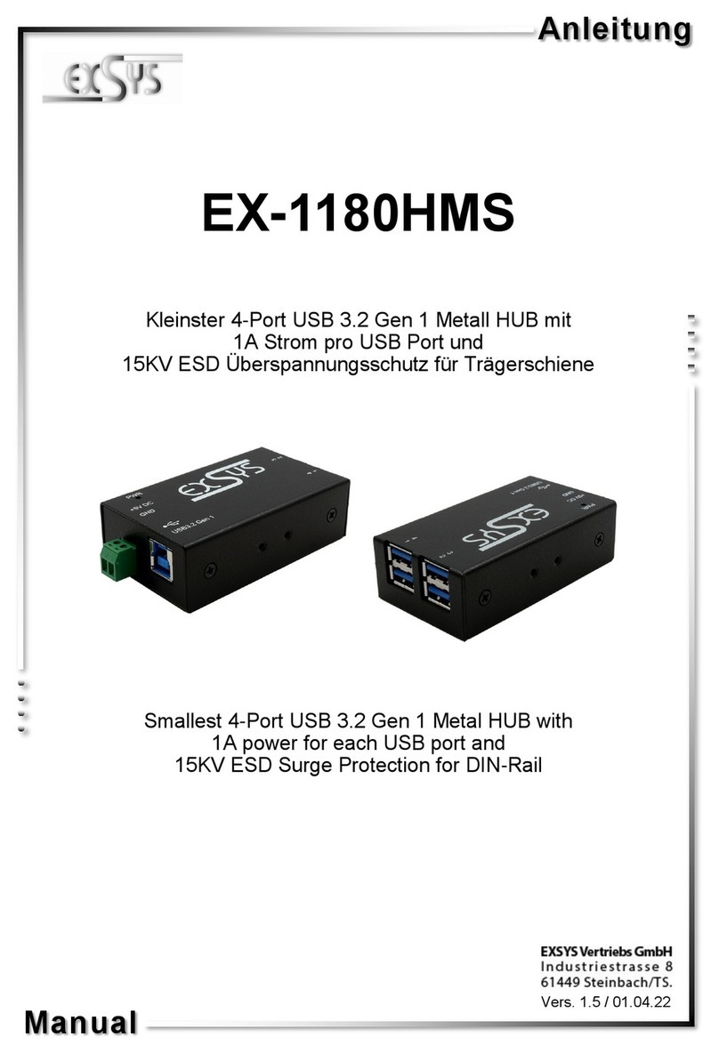 Exsys EX-1180HMS manual