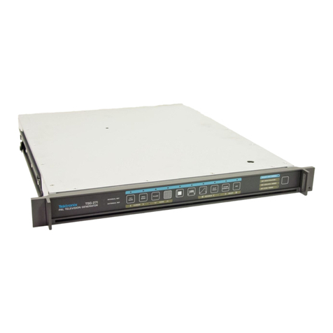 Tektronix TSG-271 User manual