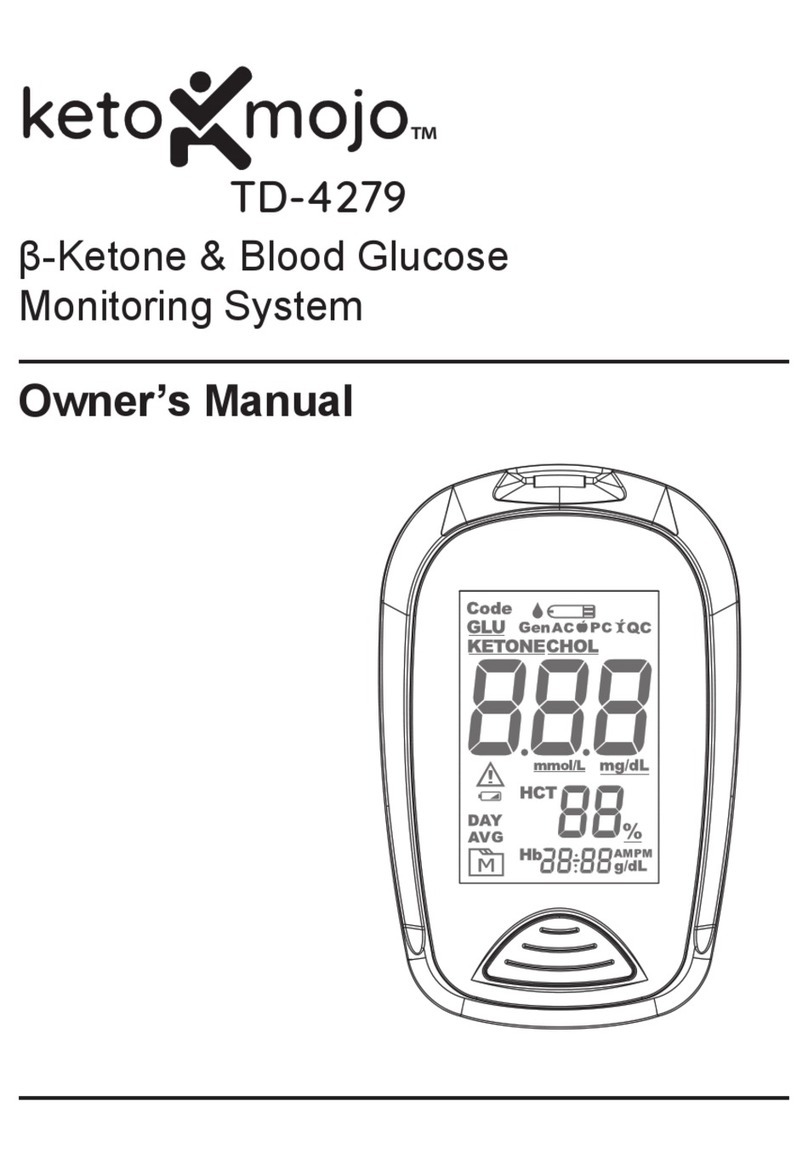 Keto-Mojo TD-4279 owner's manual