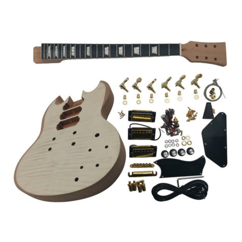 GUITAR KIT WORLD SG-style Guitar Kit Assembly manual