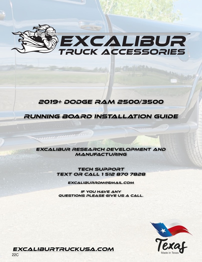 Excalibur 2019+ DODGE RAM 1500 installation guide