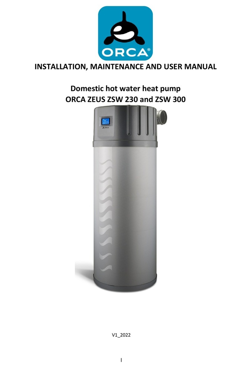 Orca ZEUS ZSW 230 Mounting instructions