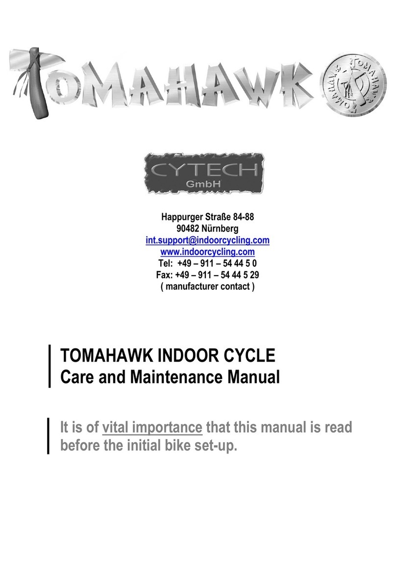 Cytech TOMAHAWK Care and maintenance manual