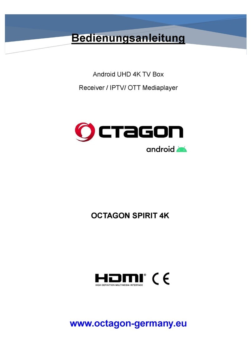 Octagon SPIRIT 4K user manual