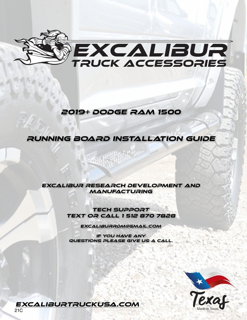 Excalibur 2019+ DODGE RAM 1500 manual