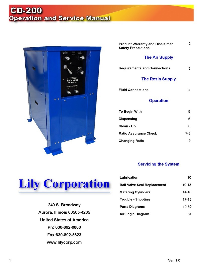 Lily Corporation CD-200 Operation manual