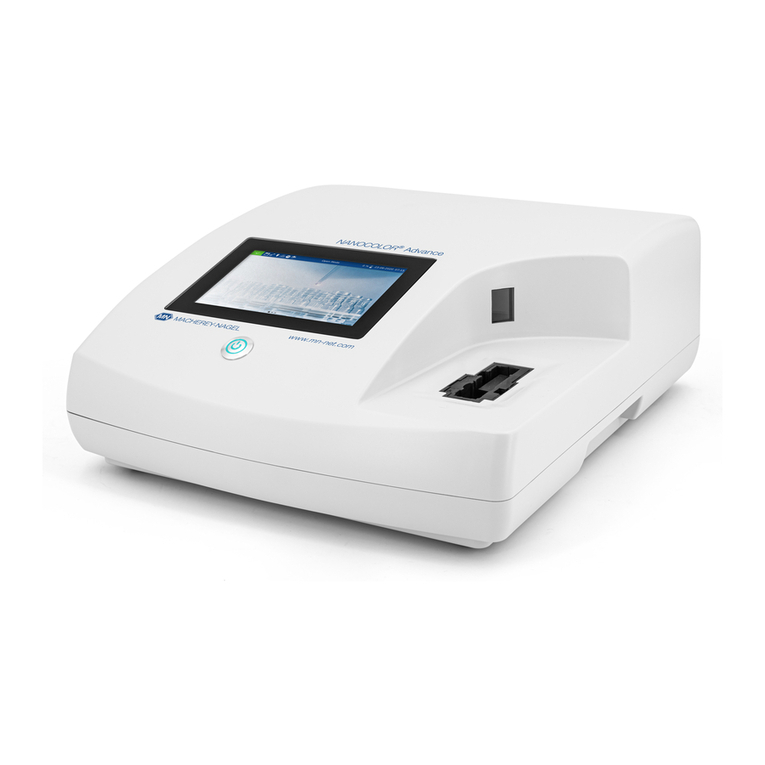 Macherey-Nagel NANOCOLOR Advance User manual