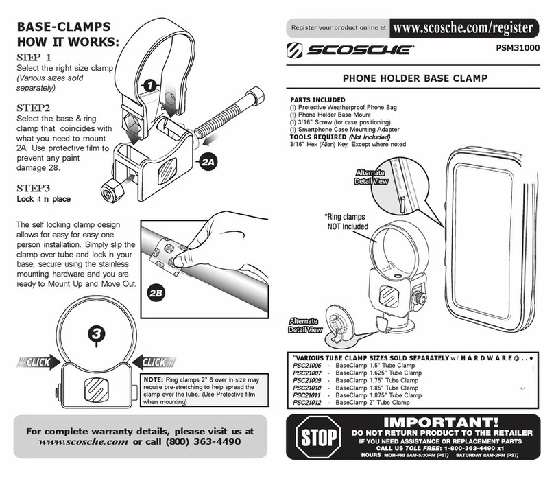 Scosche PSM31000 User manual