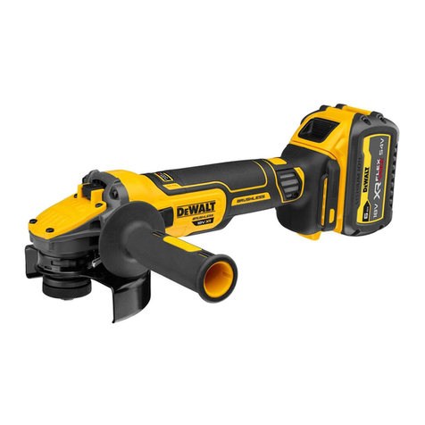 DeWalt XR DCG409 manual
