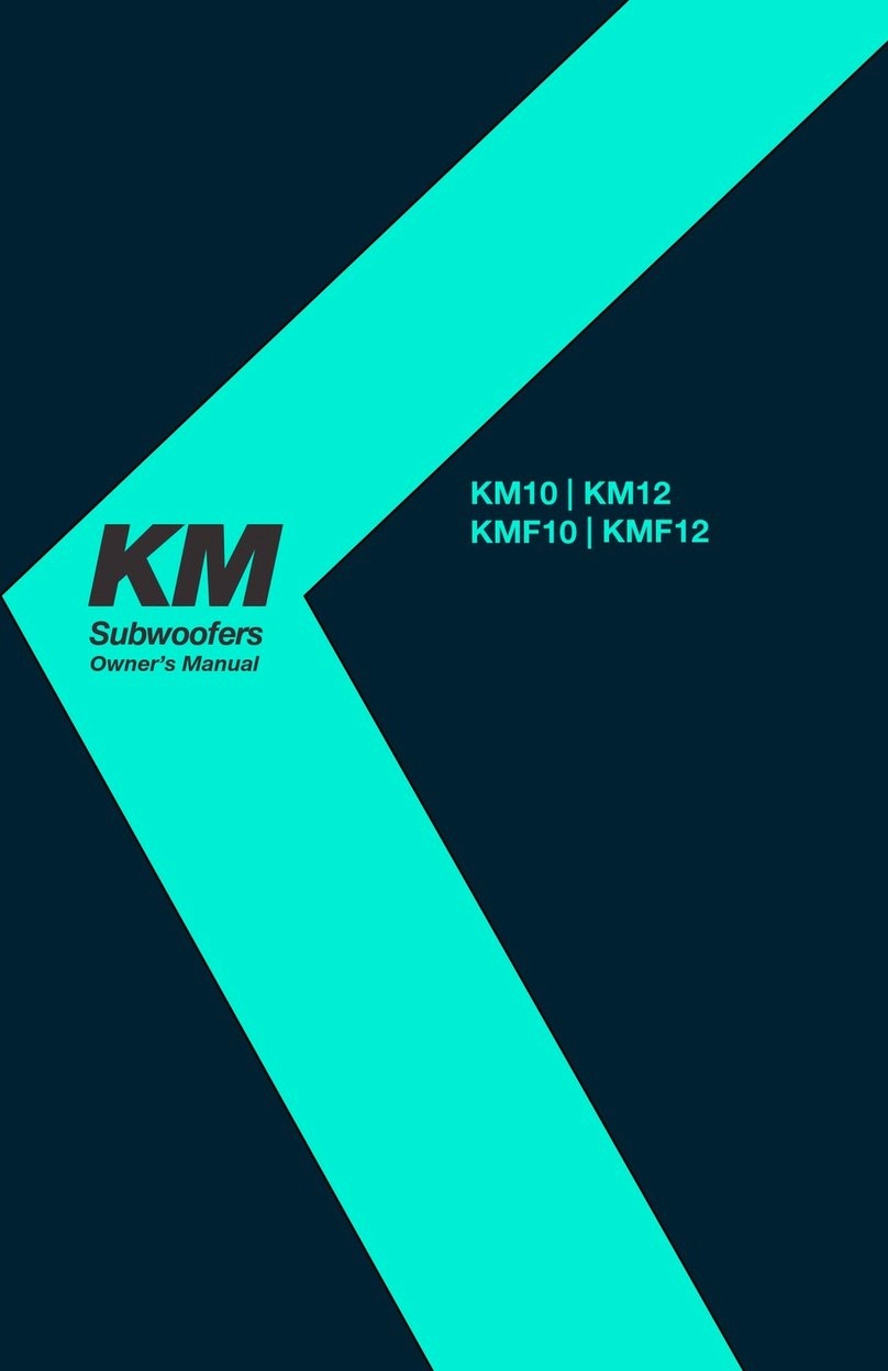 Kicker KM10 owner's manual