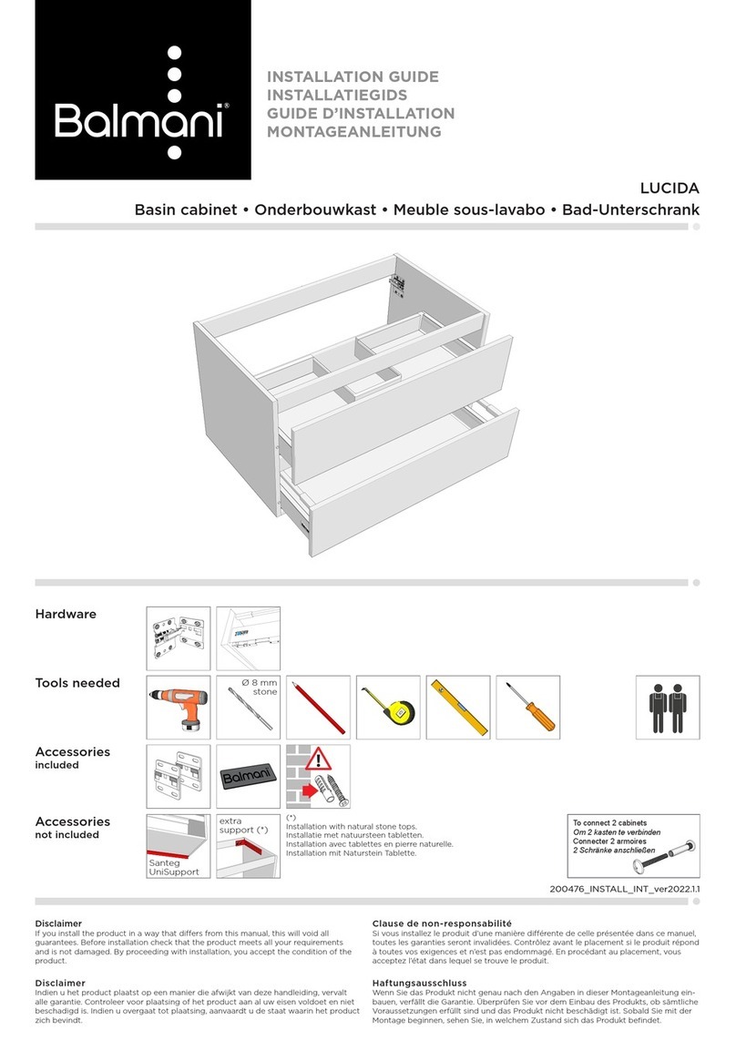 Balmani LUCIDA installation guide