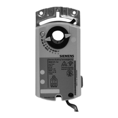 Siemens OpenAir GDE Series Owner's manual