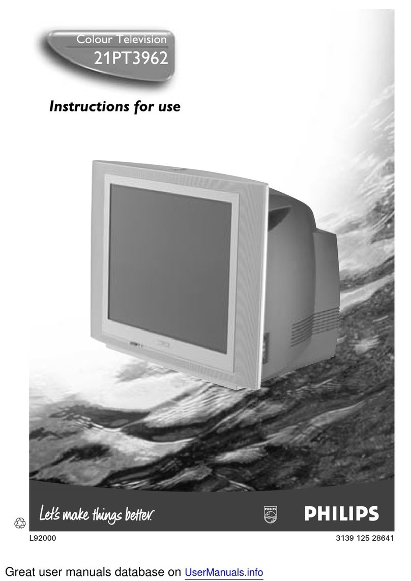 Philips 21PT3962 User manual