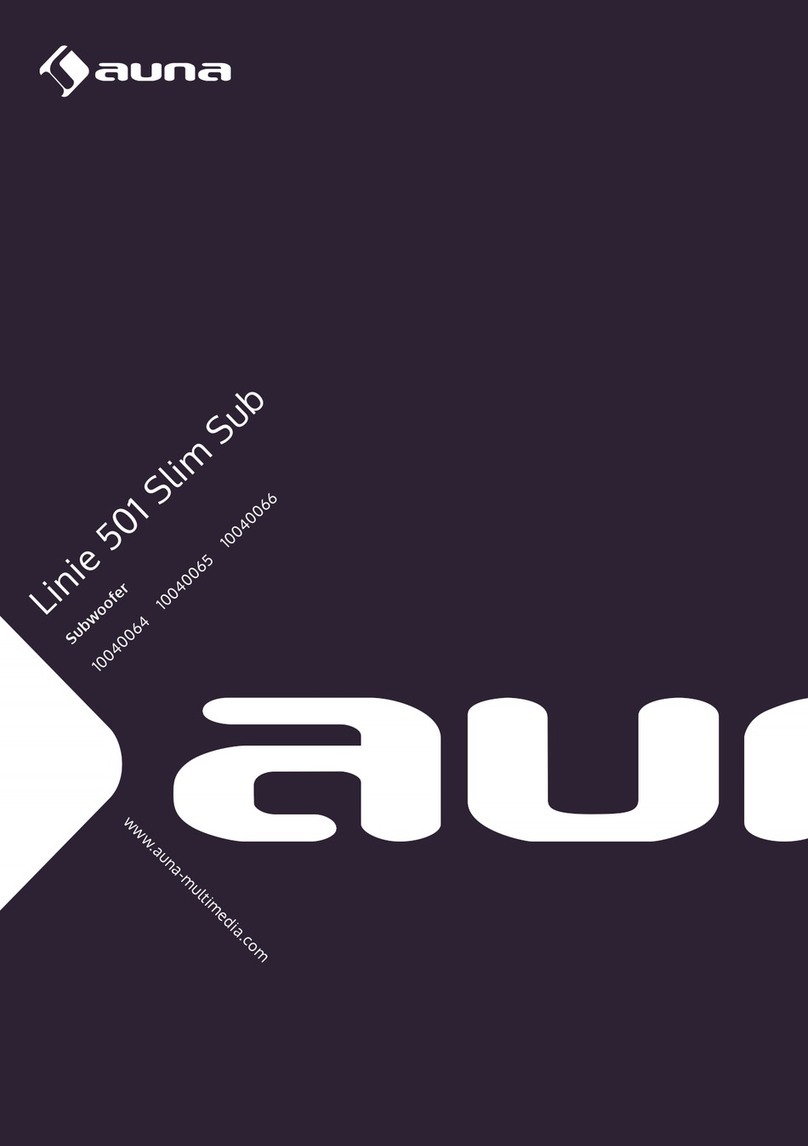 auna Linie 501 Slim Sub manual