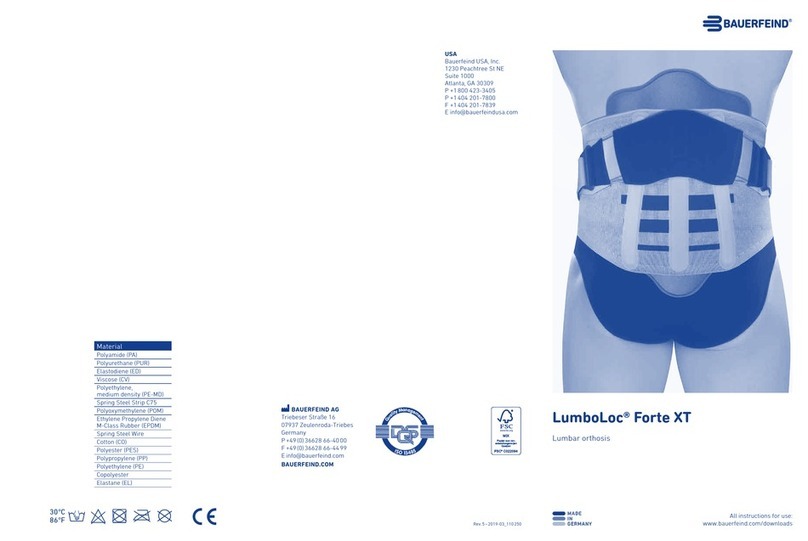 Bauerfeind LumboLoc Forte XT User manual