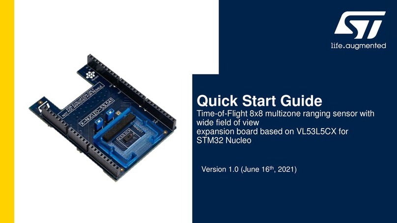 ST X-NUCLEO-53L5A1 User manual