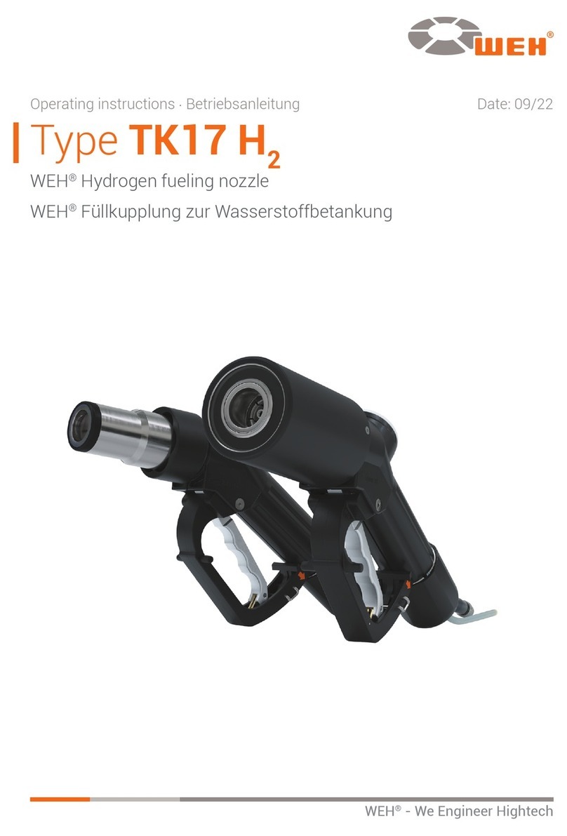 Weh TK17 H2 operating instructions