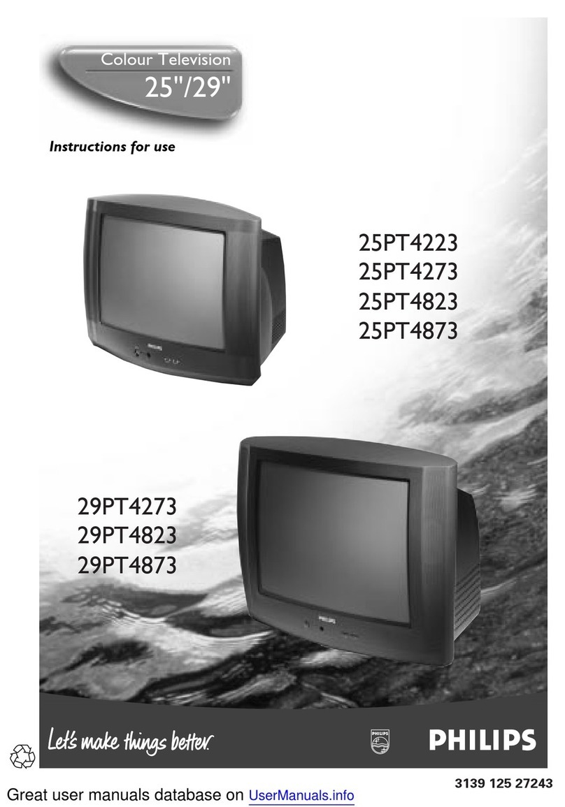 Philips 25PT4223 User manual