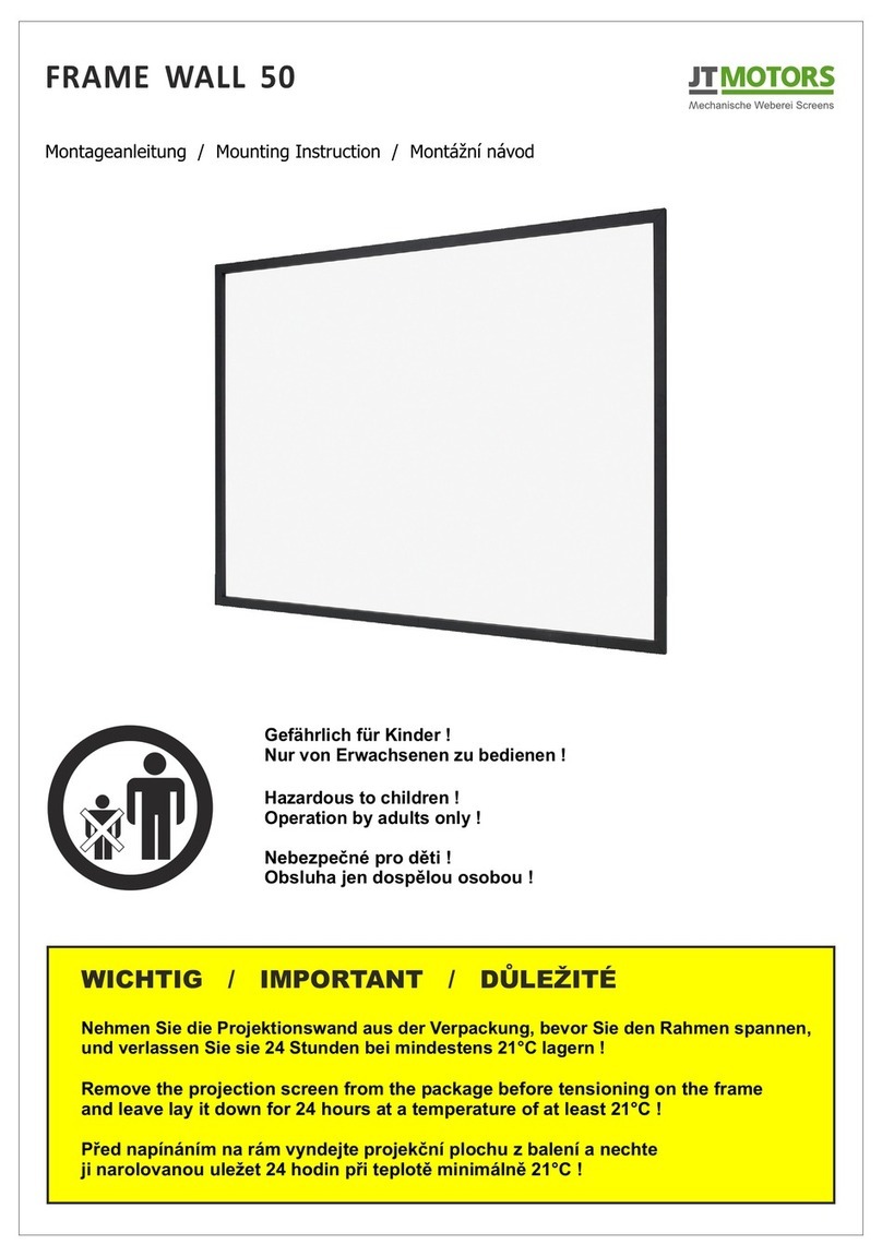 JT Motors FRAME WALL 50 Mounting instruction