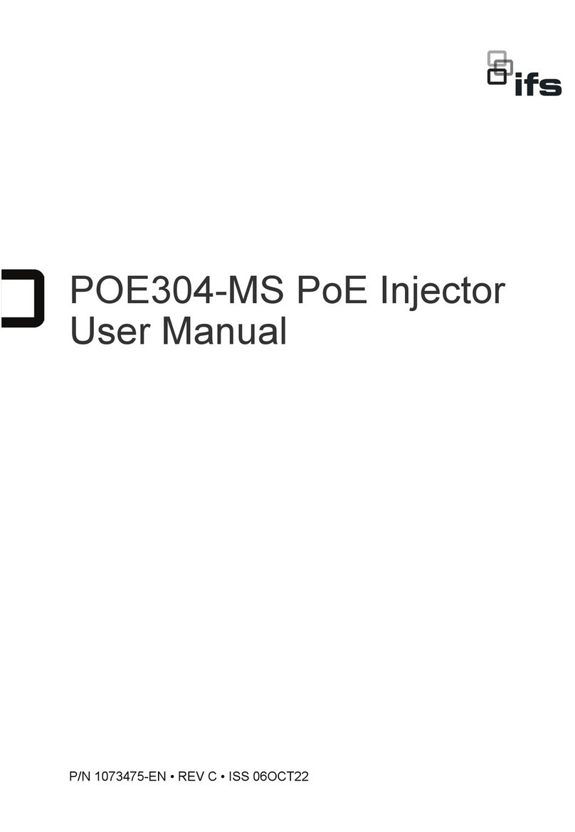 ifs POE304-MS user manual