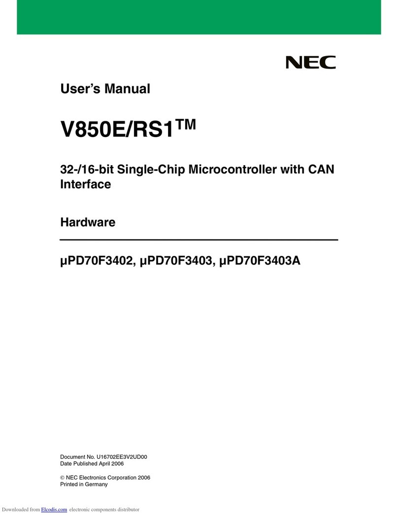 NEC V850E/RS1 User manual