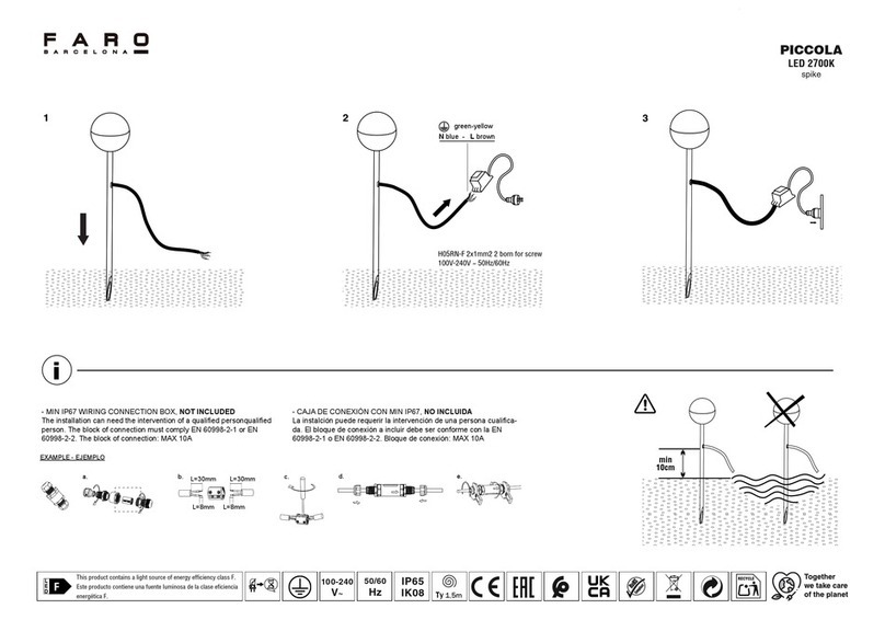 Faro Barcelona PICCOLA 70246 User manual