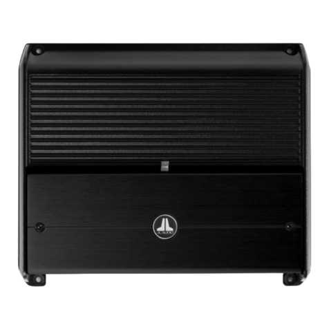JL Audio XDM600/1 User manual