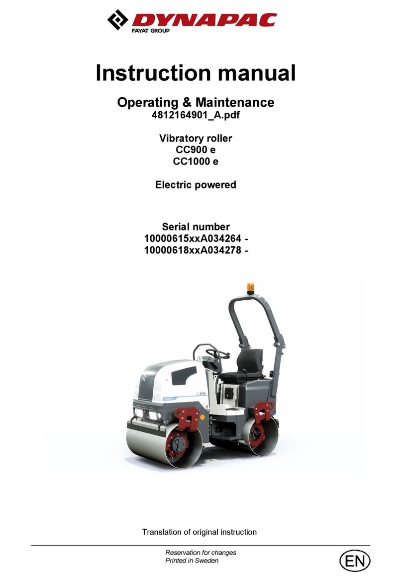 Dynapac CC900 e instruction manual