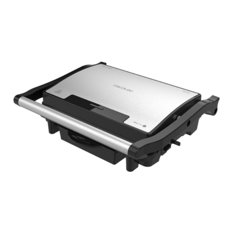 cecotec Rock'nGrill 1500 Rapid User manual