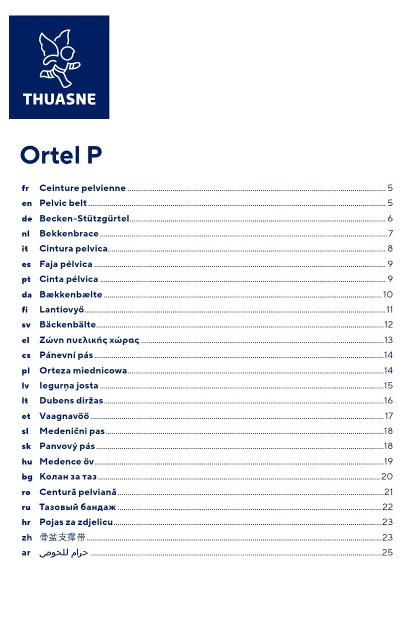 Thuasne Ortel P User manual