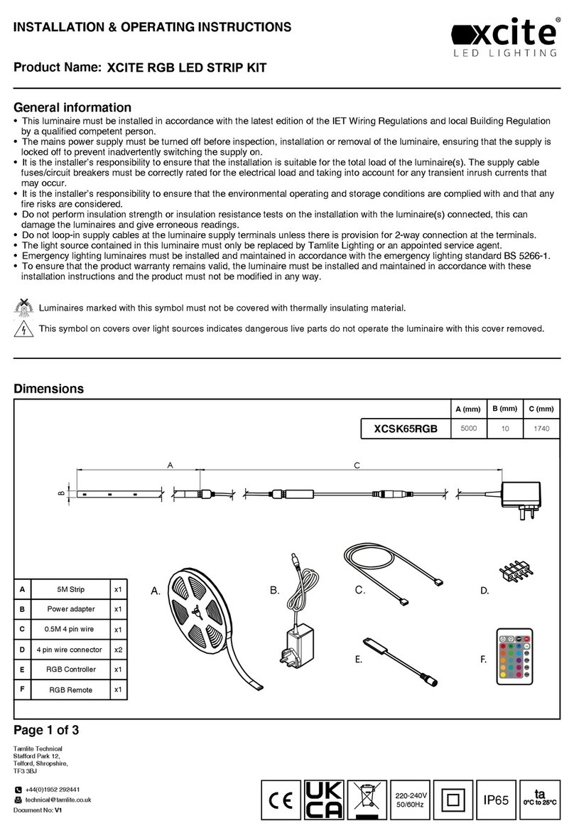 X-Cite XCSK65RGB Manual