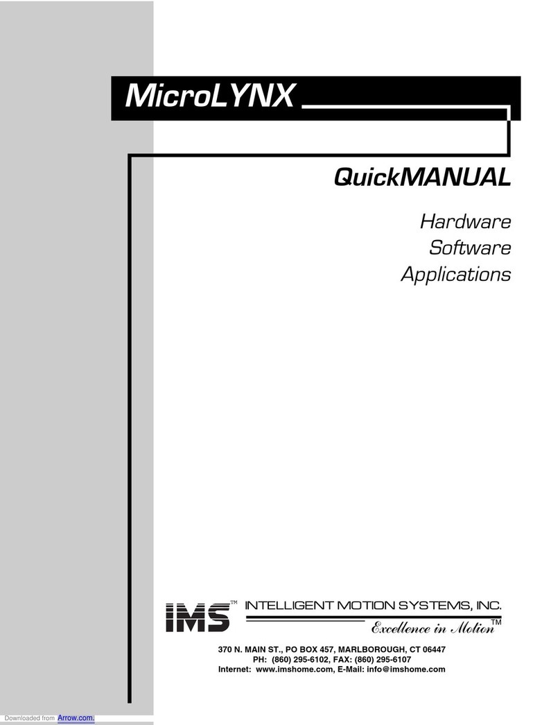 IMS MicroLYNX Quick manual