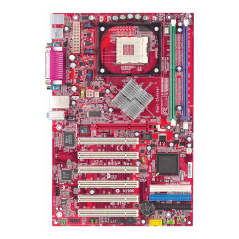 MSI 865P Neo manual