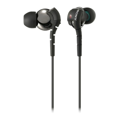 Sony MDR-EX510SL operating instructions
