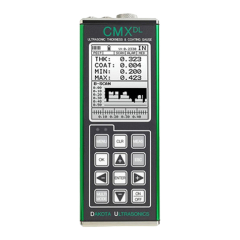 DAKOTA ULTRASONICS CMX DL User manual DAKOTA ULTRASONICS CMX DL User manual