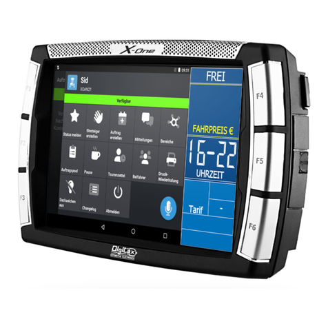 Digitax X-One android Installation and programming manual