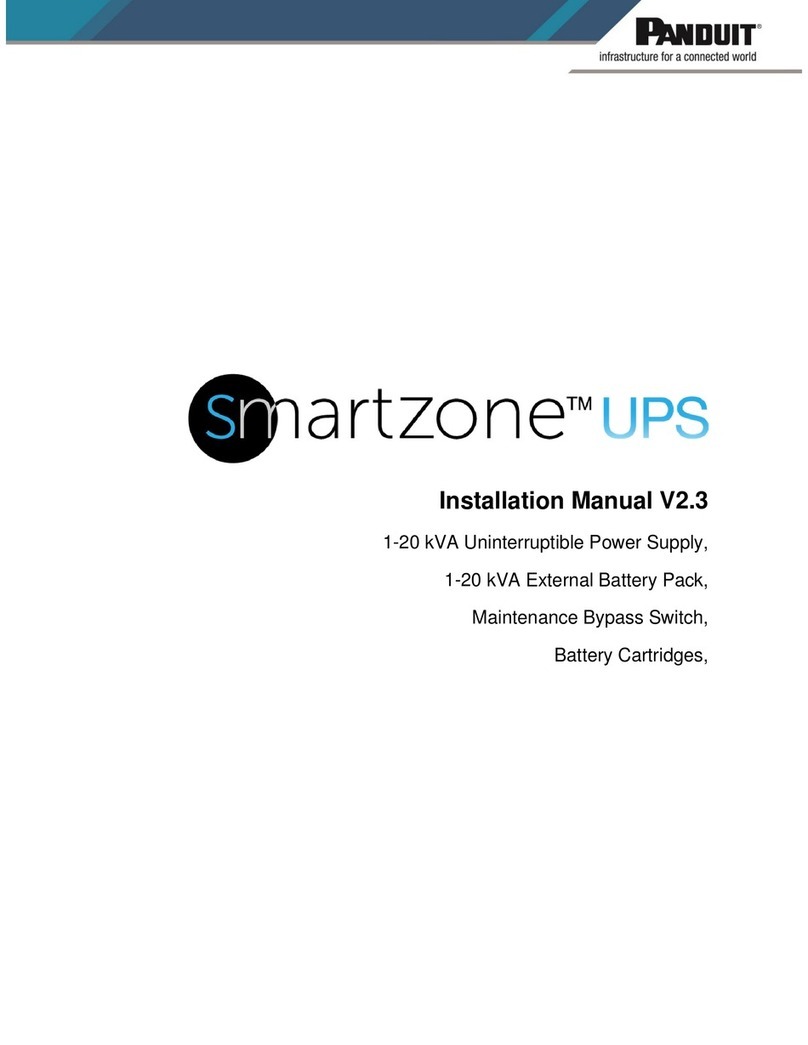 Panduit smartzone U01N11L installation manual Panduit smartzone U01N11L installation manual