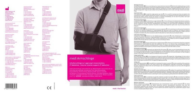 medi Armschlinge Instructions for use