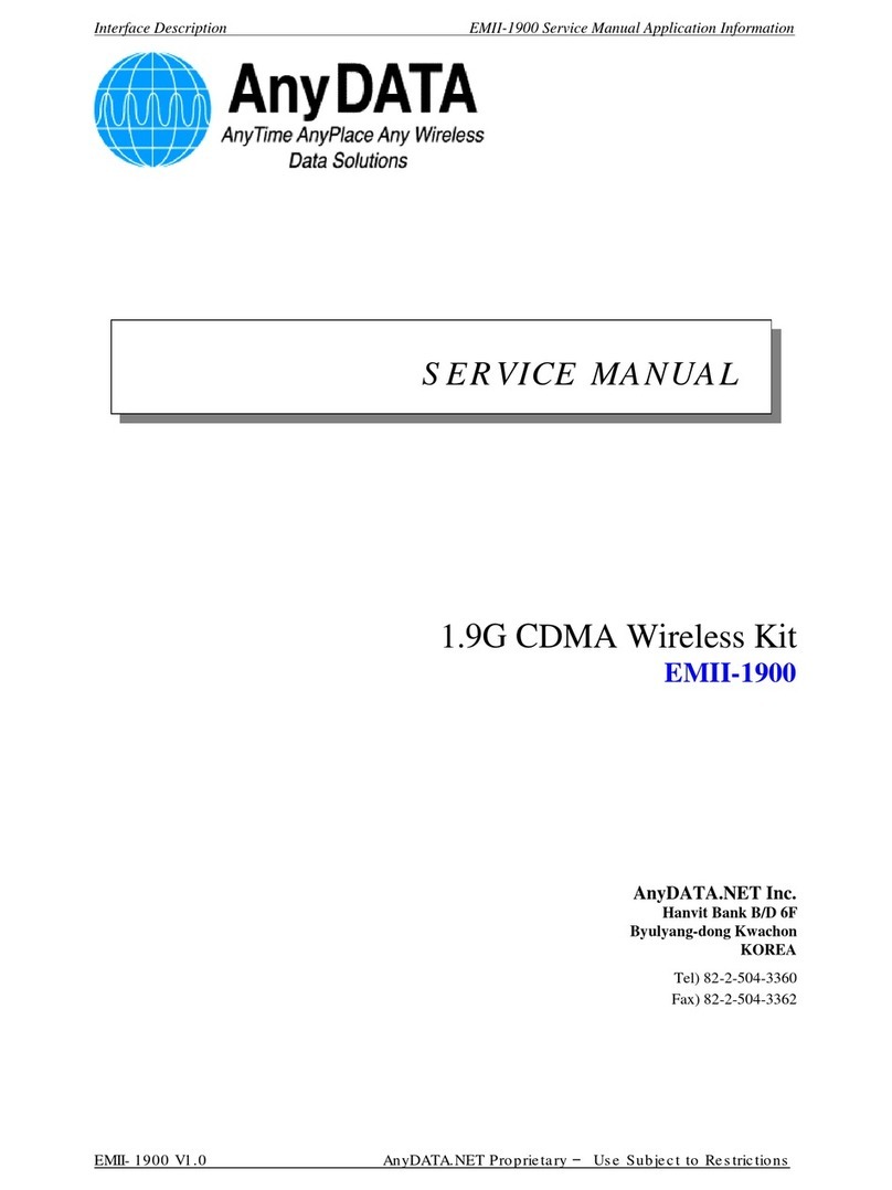 AnyDATA EMII-1900 Service manual AnyDATA EMII-1900 Service manual