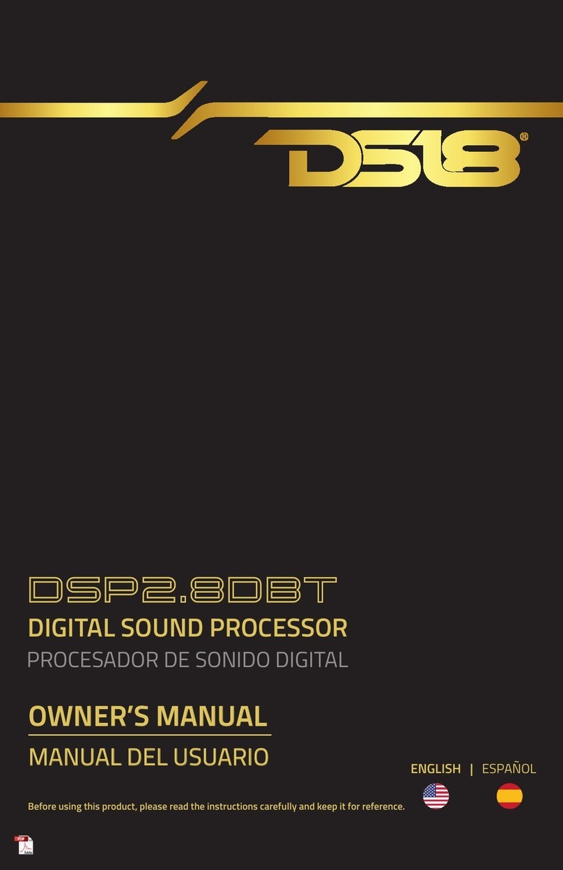 DS18 DSP2.8DBT owner's manual