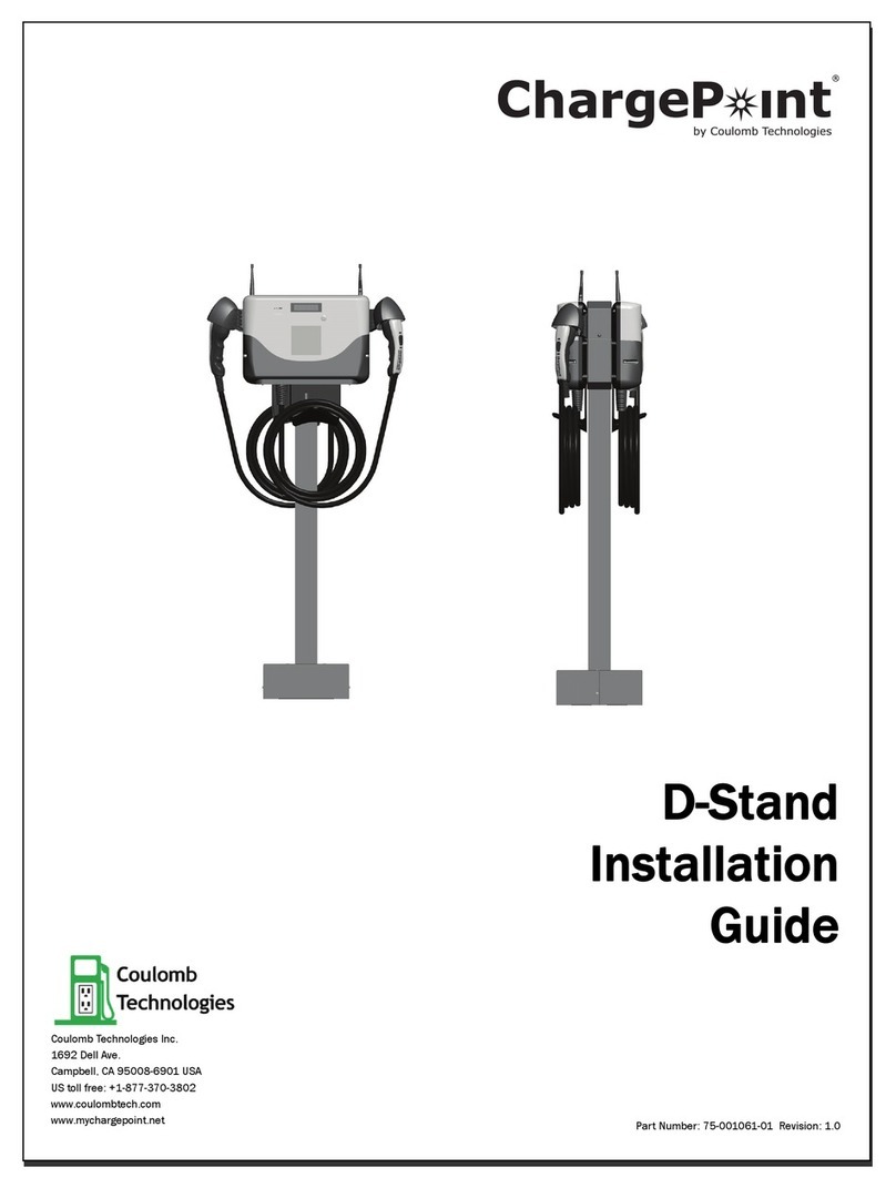 Coulomb Technologies ChargePoint CT500-DSTAND User manual