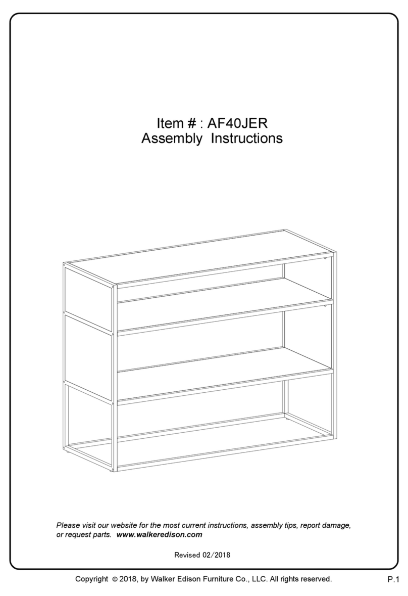 Walker Edison AF40JER User manual