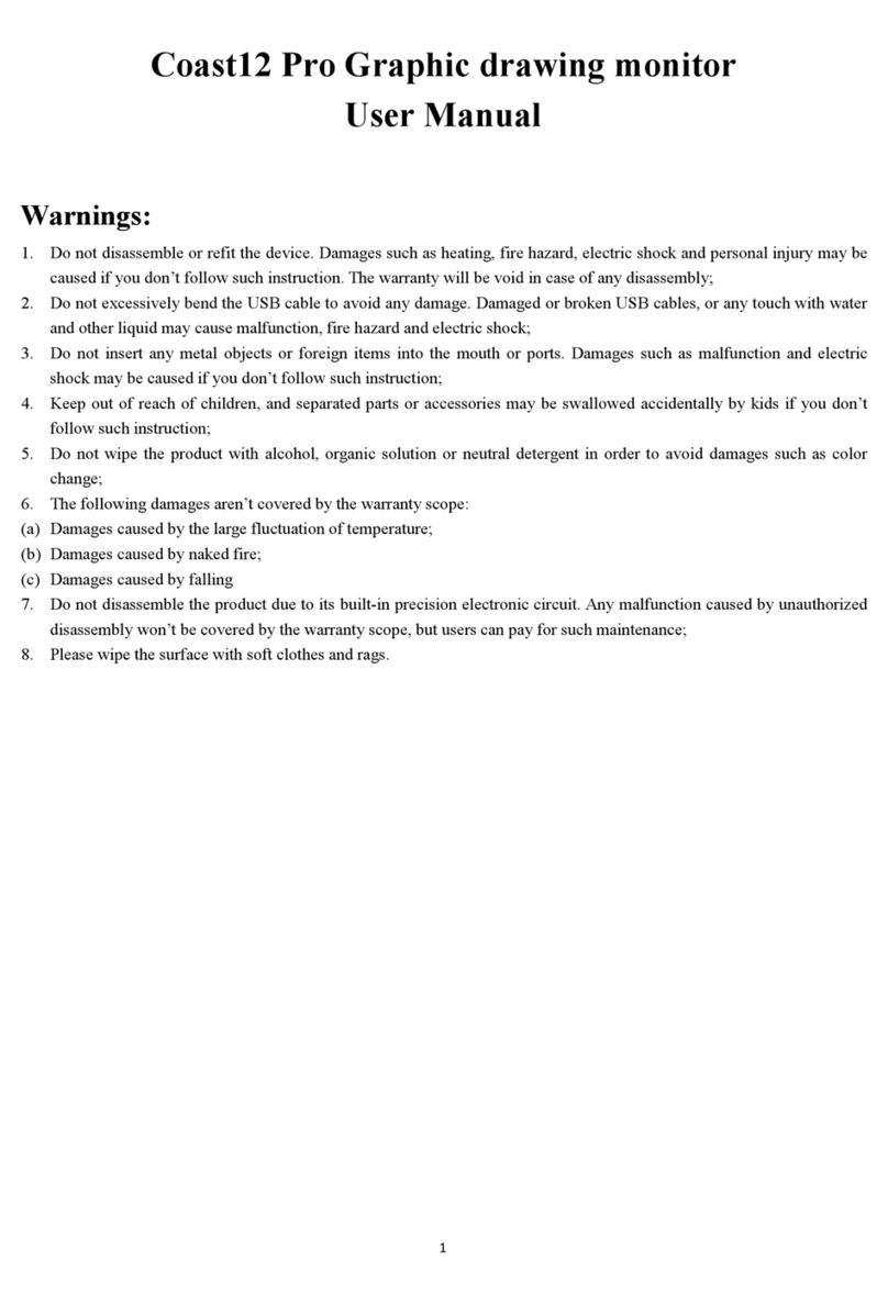 Parblo Coast12 Pro User manual